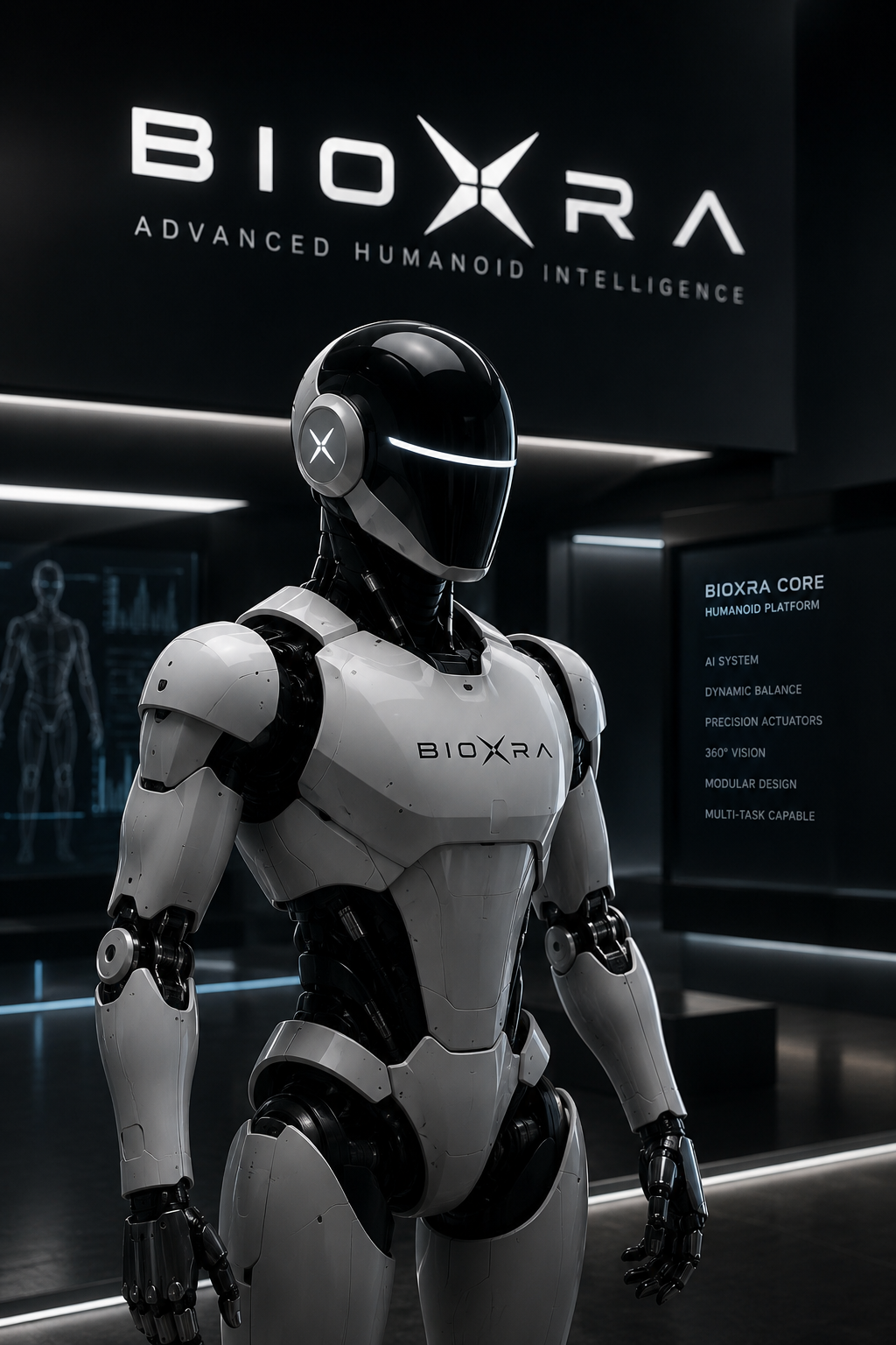Humanoid Neural Network Graphic